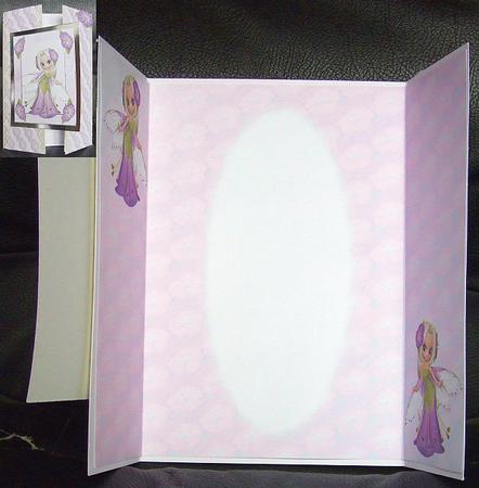 Flower Fae Foxglove Gatefold Insert by GWYNETH GEORGE
