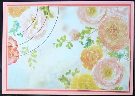 Magical Floral 2 Corner Stacker by GWYNETH GEORGE