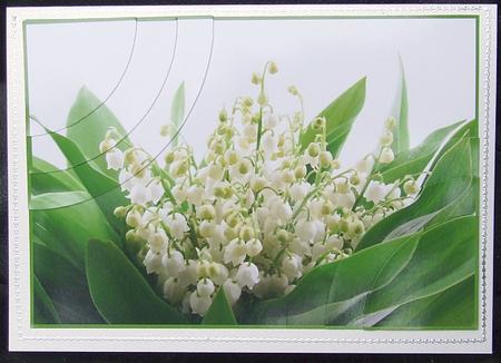 Stunning Floral 2 Corner Stacker by GWYNETH GEORGE