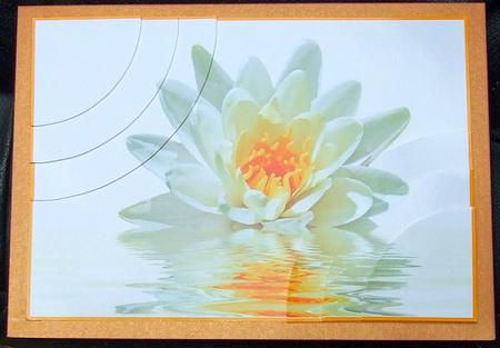 Stunning Floral 2 Corner Stacker by GWYNETH GEORGE