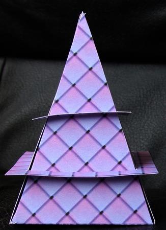 Check Design 1 in Purples by GWYNETH GEORGE