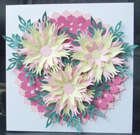 Tulip Circle Flower by GWYNETH GEORGE