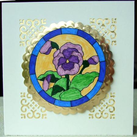 Spring Flowers Digital Stamping by GWYNETH GEORGE