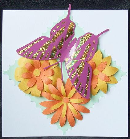 Layered Flowers by GWYNETH GEORGE