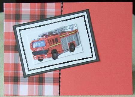 Fire Engine Birthday by GWYNETH GEORGE