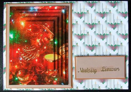 White Candle Vellum by GWYNETH GEORGE
