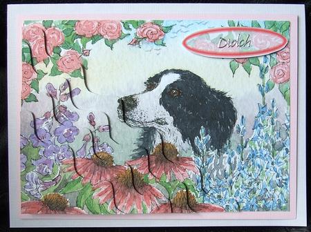 She Was Proud of Her Borders. Dog Gardener. Wavy Stacker. by GWYNETH GEORGE