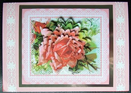 Rosea Topper Lace Framed by GWYNETH GEORGE