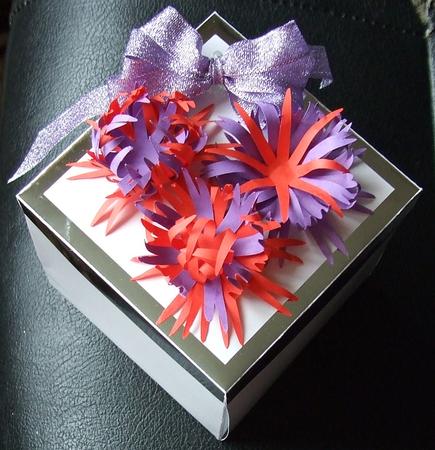 Pom Pom Flowers by GWYNETH GEORGE