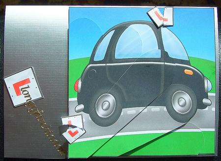 Funky Car Fan Pyramage Topper by GWYNETH GEORGE