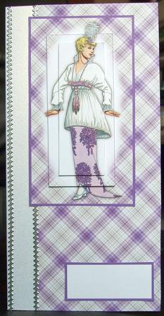 Beautiful Vintage Fashion Lady Dl Card Kit by GWYNETH GEORGE