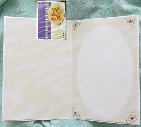 Sumptuous Satin A5 Insert - Ivory by GWYNETH GEORGE
