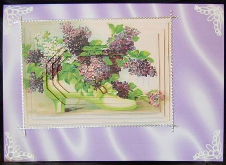 Lilacs in a Shoe by GWYNETH GEORGE