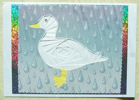 Duck Iris Folding Pattern by GWYNETH GEORGE