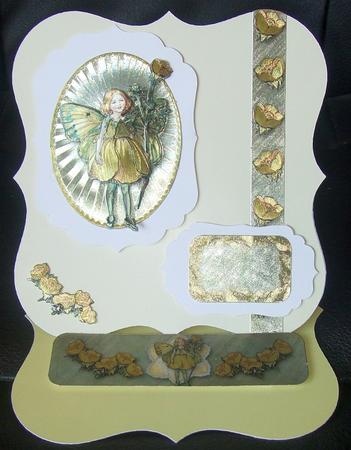 Fancy Bracket Shape Easel Card - Silhouette by GWYNETH GEORGE