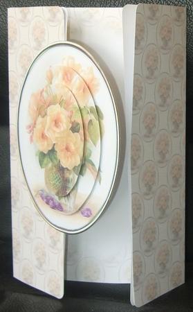 Morning Rose Backing Sheet 1 by GWYNETH GEORGE