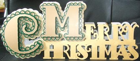 Scalloped Christmas Layered Card by GWYNETH GEORGE