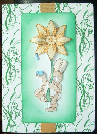 Daffy Bunny Doodles Digital Stamp by GWYNETH GEORGE