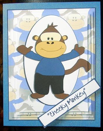 Cheeky Monkey Pyramid by GWYNETH GEORGE