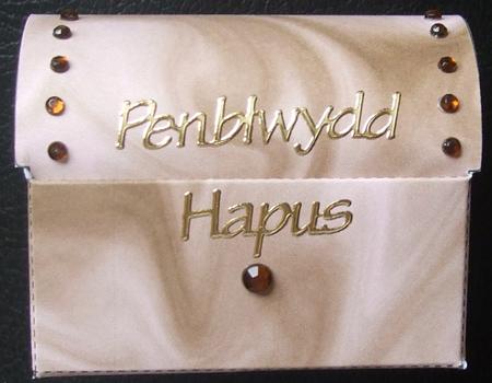 Gift Box Casket - Satin Coffee Cream by GWYNETH GEORGE