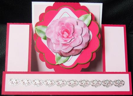 Perfect Camelia Pink 2 Card Sheet by GWYNETH GEORGE