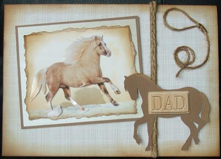 Dad Word Fathers Day Topper by GWYNETH GEORGE