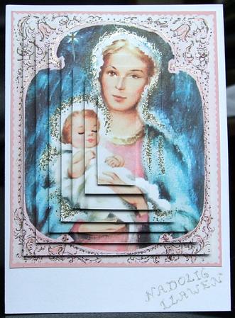 Christmas Madonna & Child by GWYNETH GEORGE