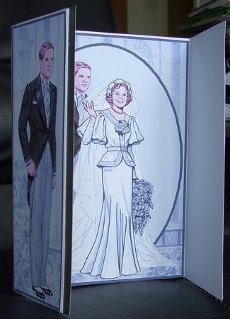Bride & Groom #1 Gatefold by GWYNETH GEORGE