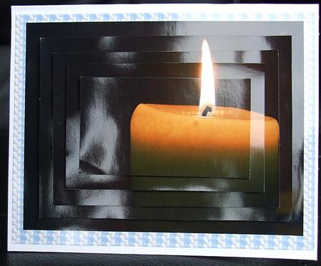 Candle Sympathy Pyramid by GWYNETH GEORGE