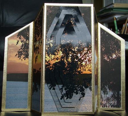 Theatre Fold Card - Sunset 2 by GWYNETH GEORGE