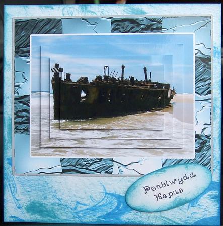 Shipwrecked Seen Better Days Happy Birthday by GWYNETH GEORGE