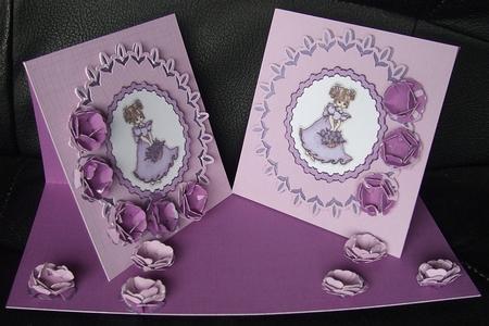 Twisted Easel Card by GWYNETH GEORGE