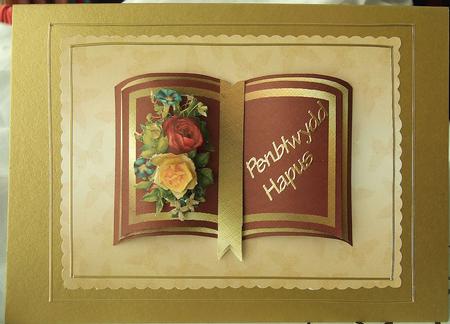 Victorian Roses Book Sheet by GWYNETH GEORGE