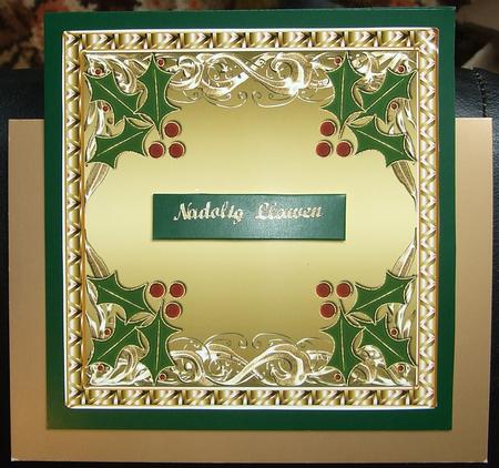 Christmas Blank 6x6 Topper 1 by GWYNETH GEORGE