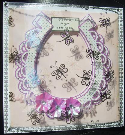 3D Scalloped Layered Horseshoe by GWYNETH GEORGE