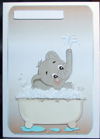 Bubble Boy Quick Card. by GWYNETH GEORGE