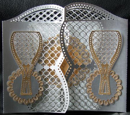 Fancy Glass Door Card by GWYNETH GEORGE