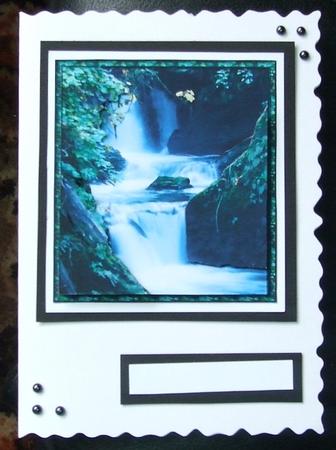 Waterfall Decoupage by GWYNETH GEORGE