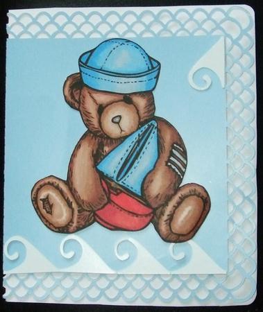 304 Fancy Edge Card by GWYNETH GEORGE