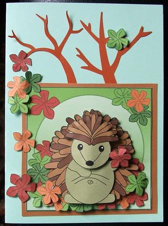 Autumn Hedgehog Decoupage Featured Gallery Photo