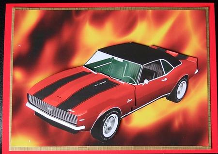 Fire Red Fast Car by GWYNETH GEORGE