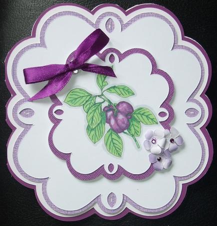 Plums Digital Stamp by GWYNETH GEORGE