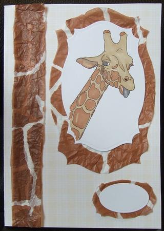 Giraffe - Stamp by GWYNETH GEORGE