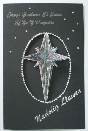 Christmas Star of Wonder Card by GWYNETH GEORGE