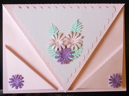 411 Folded Front Card by GWYNETH GEORGE