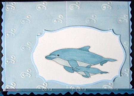 Spirited Dolphins 1-digital Stamps by GWYNETH GEORGE