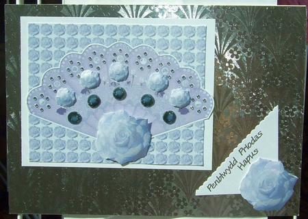 Blue Fan by GWYNETH GEORGE