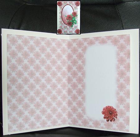 Red Begonia Insert by GWYNETH GEORGE
