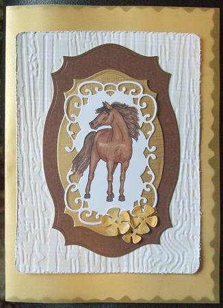 Standing Horse Stamp by GWYNETH GEORGE