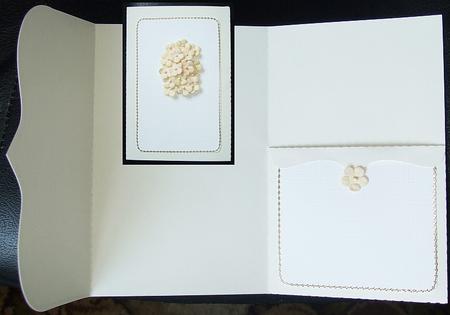 433 Tri-fold Pocket Invitation or Gift Card by GWYNETH GEORGE
